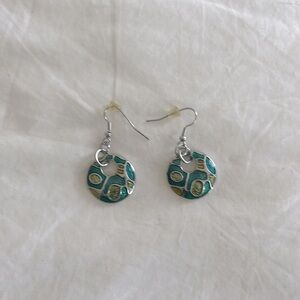 Art-deco style earrings